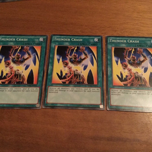 AP06-EN024 3x THUNDER CRASH YuGiOh EX