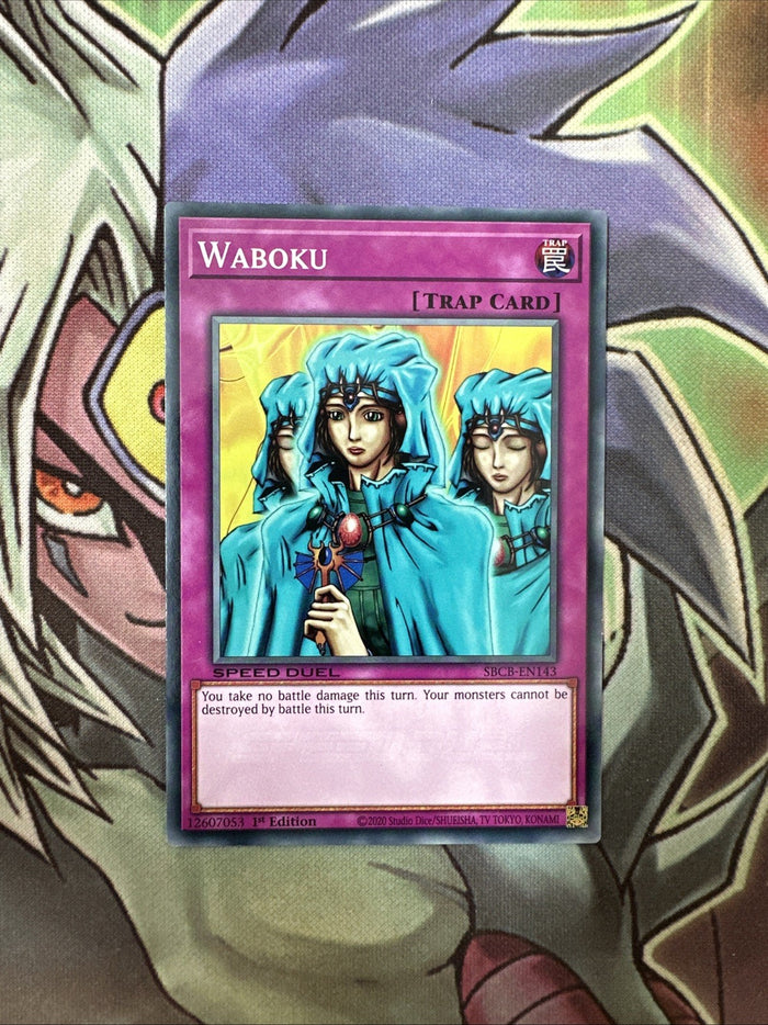 SBCB-EN143 Waboku Common 1st Edition NM Yugioh Card