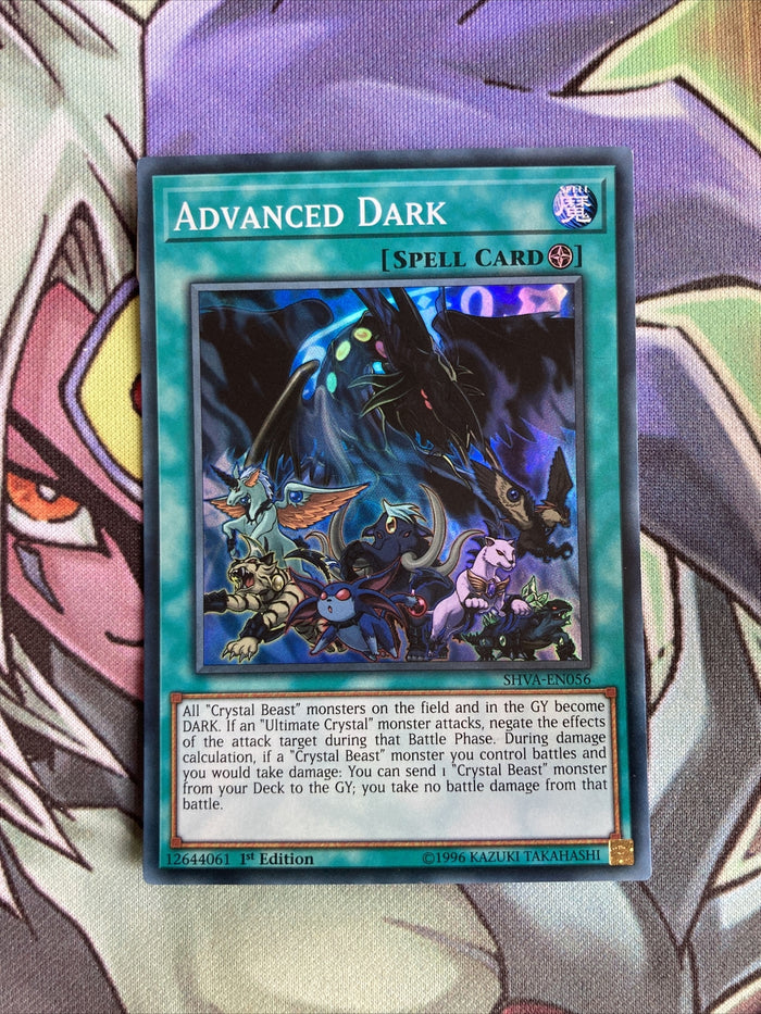 SHVA-EN056 Advanced Dark Super Rare 1st Edition NM Yugioh Card