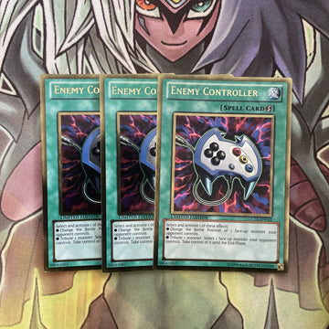 GLD3-EN043 x3 Enemy Controller Gold Rare Excellent Condition Yugioh