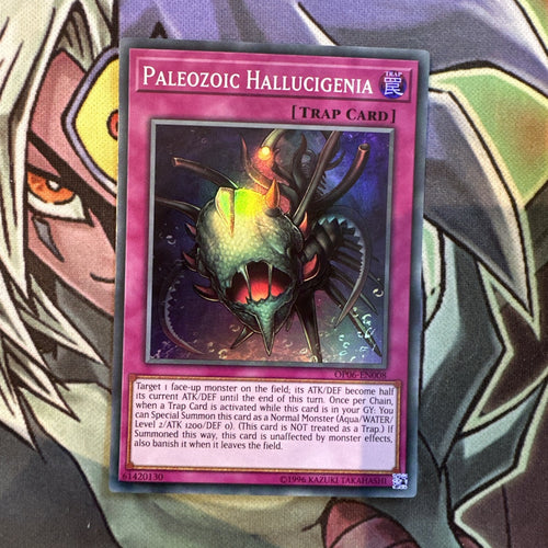 OP06-EN008 Paleozoic Hallucigenia Super Rare Unl Edition NM Yugioh Card