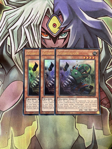 SDGR-EN003 x3 Geargiauger Ultra Rare Excellent Condition Yugioh