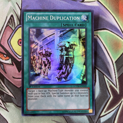 LCYW-EN145 Machine Duplication Super Rare 1st Edition NM Yugioh Card