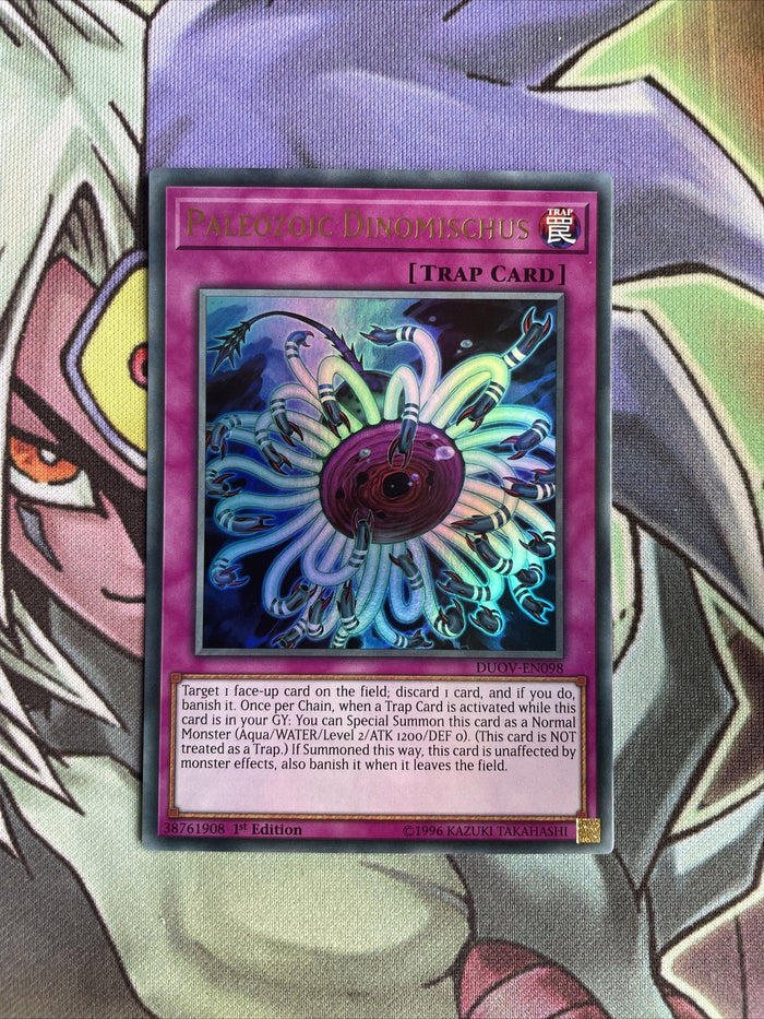 DUOV-EN098 Paleozoic Dinomischus Ultra Rare 1st Edition Near Mint Yugioh Card