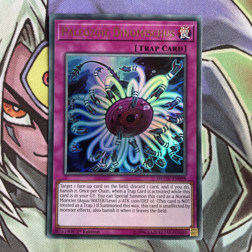 DUOV-EN098 Paleozoic Dinomischus Ultra Rare 1st Edition Near Mint Yugioh Card