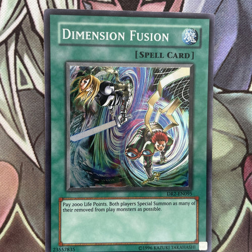 DR2-EN095 Dimension Fusion Super Rare Unl Edition NM Yugioh Card