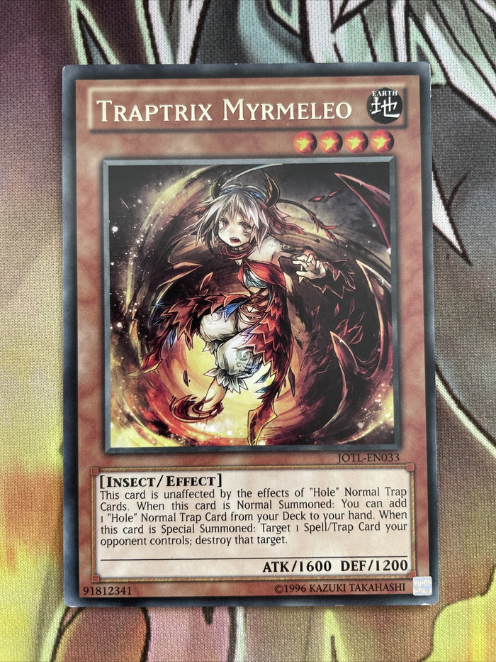 JOTL-EN033 Traptrix Myrmeleo Rare Yugioh Card 1st Edition