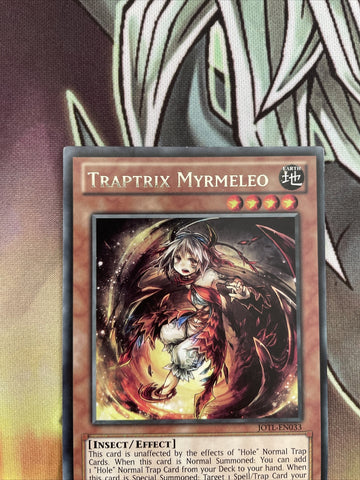 JOTL-EN033 Traptrix Myrmeleo Rare Yugioh Card 1st Edition (back)