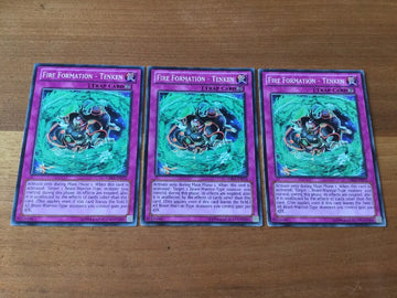 CBLZ-EN072  Yugioh 3x Fire Formation - Tenken (Mixed)
