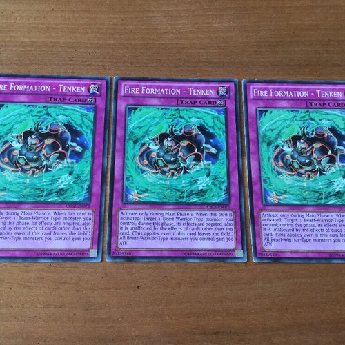 CBLZ-EN072  Yugioh 3x Fire Formation - Tenken (Mixed)