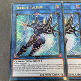 DUPO-EN106 x3 Decode Talker Ultra Rare Limited Edition NM Yugioh