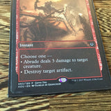 Abrade Full Art - Player Reward Excellent Magic MTG