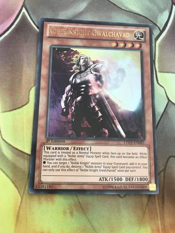 LTGY-EN081 Noble Knight Gwalchavad x 1 - 1st Edition Ultra - Yugioh