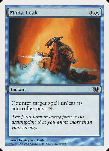 Mana Leak- 9th Edition Excellent Magic MTG