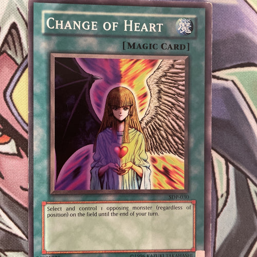 SDP-030 Change Of Heart Common Varying Editions Excellent Yugioh Card