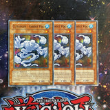 GLAS-EN006 x3 Cloudian - Ghost Fog Common Playset Yugioh
