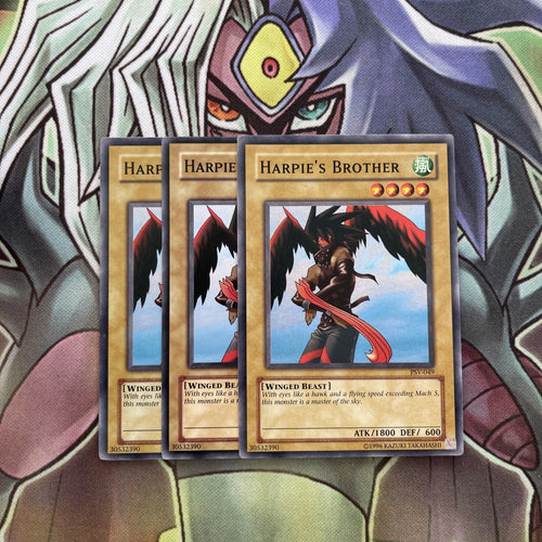 PSV-049 x3 Harpie's Brother Common Excellent Condition Yugioh