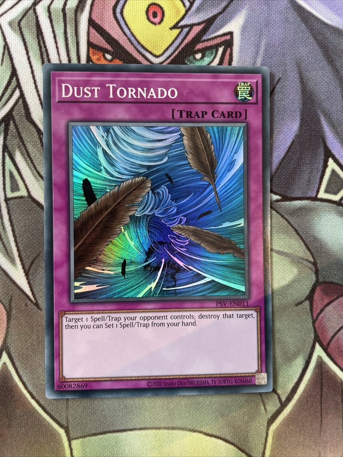 PSV-EN011 Dust Tornado - Super Rare - UNL Edition NM Yugioh Card