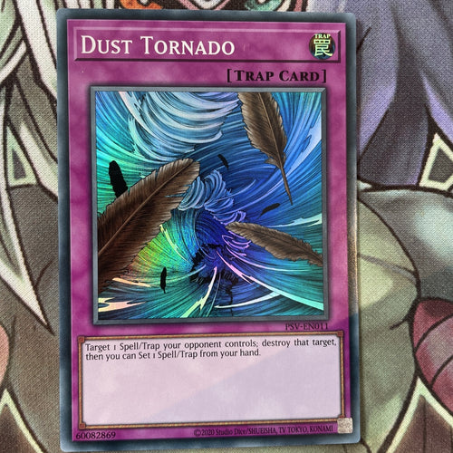PSV-EN011 Dust Tornado - Super Rare - UNL Edition NM Yugioh Card