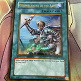 GLD1-EN032 1x Yugioh Gold Rare Reinforcement Of The Army Limited Edition