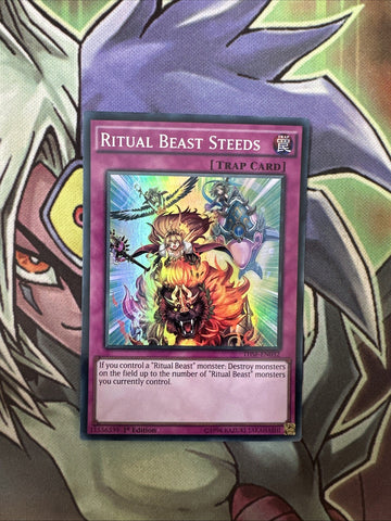 THSF-EN032 Ritual Beast Steeds Super Rare 1st Edition NM Yugioh Card