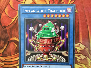 SAST-EN032 Yugioh! TCG: Impcantation Chalislime - Rare Card - Unlimited Ed (back)