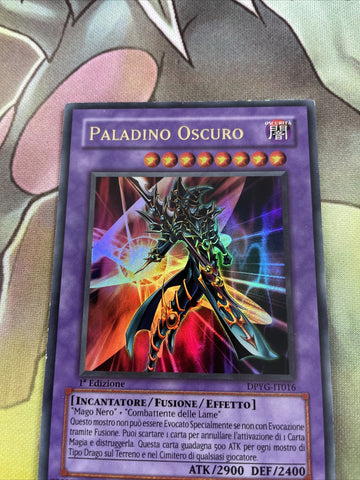 DPYG-IT016 Yugioh Dark Paladin Ultra Rare 1st Edition Light Play ITALIAN (back)