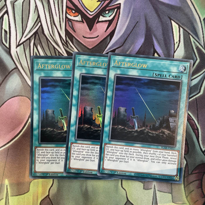 BLAR-EN017 x3 Afterglow Ultra Rare Excellent Condition Yugioh