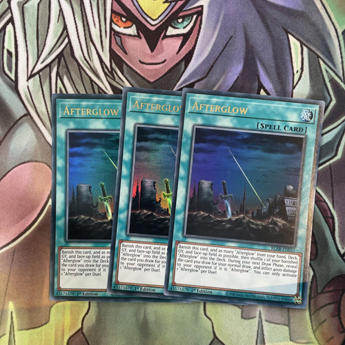 BLAR-EN017 x3 Afterglow Ultra Rare Excellent Condition Yugioh