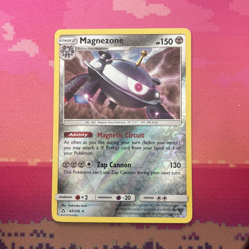 Pokemon Card Magnezone Ultra Prism Reverse Holo Rare 83/156 Near Mint