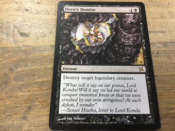 BETRAYERS OF KAMIGAWA - Hero's Demise Excellent Magic MTG