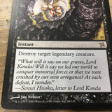 BETRAYERS OF KAMIGAWA - Hero's Demise Excellent Magic MTG