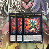 GFP2-EN025 x3 Salamangreat Blaze Dragon Ultra Rare Excellent Condition Yugioh