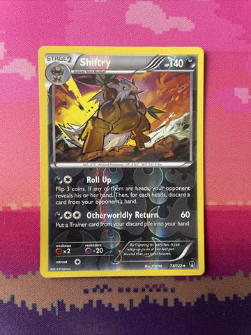 Pokemon Card Shiftry Breakpoint Reverse Holo Rare 73/122 Near Mint
