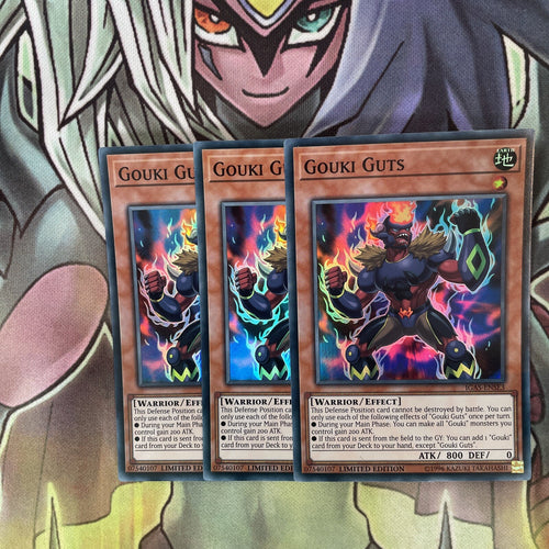IGAS-ENSE3 x3 Gouki Guts Super Rare Excellent Condition Yugioh