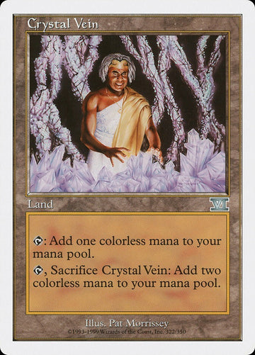 Crystal Vein - Sixth Edition Uncommon Excellent Magic MTG