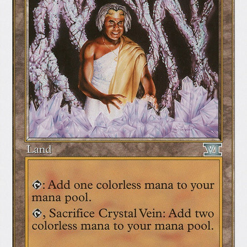 Crystal Vein - Sixth Edition Uncommon Excellent Magic MTG