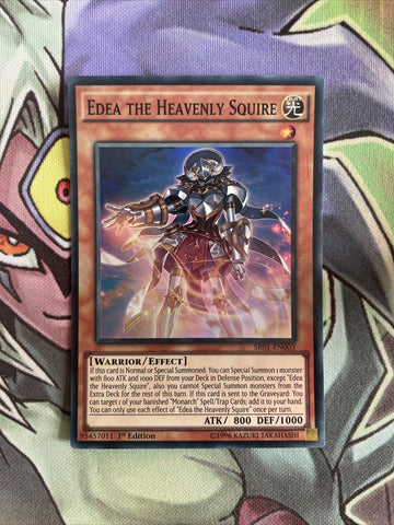 SR01-EN003 Edea The Heavenly Squire Common 1st Edition NM Yugioh Card