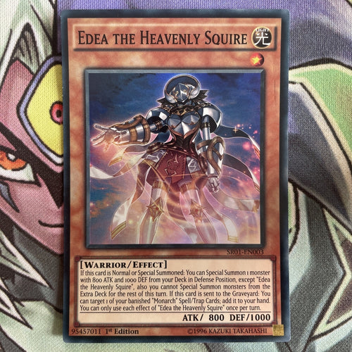 SR01-EN003 Edea The Heavenly Squire Common 1st Edition NM Yugioh Card
