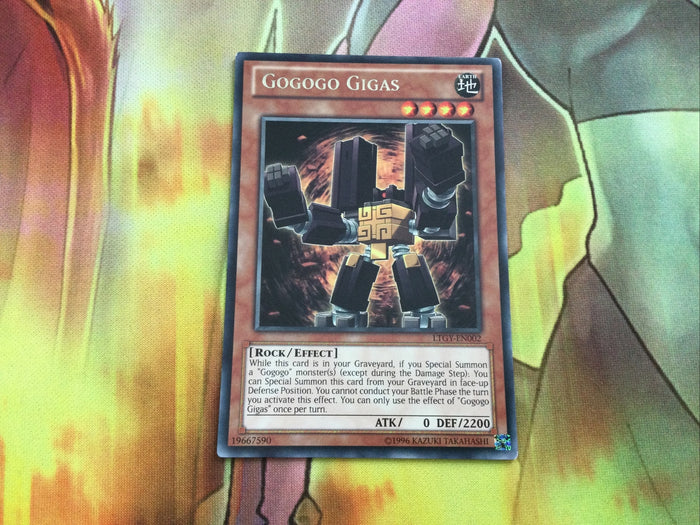 LTGY-EN002 Gogogo Gigas Rare Unlimited Edition Mint YuGiOh Card