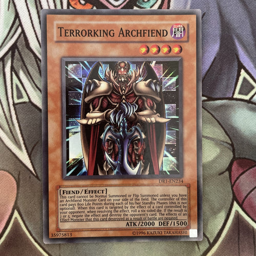 DR1-EN234 Terrorking Archfield Super Rare UNL Edition NM Yugioh