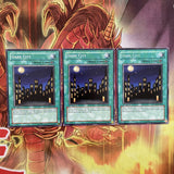 POTD-EN048 Yugioh Dark City rare 1st Edition playset x3 cards