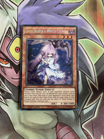 MP17-EN022 Ghost Reaper & Winter Cherries Secret Rare 1st Ed NM Yugioh Card