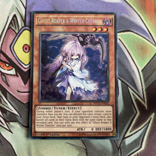 MP17-EN022 Ghost Reaper & Winter Cherries Secret Rare 1st Ed NM Yugioh Card