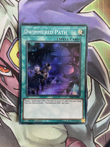 SR08-EN041 Dwimmered Path Super Rare 1st Edition NM Yugioh Card
