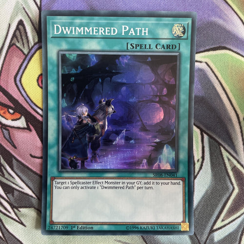 SR08-EN041 Dwimmered Path Super Rare 1st Edition NM Yugioh Card