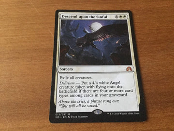 Descend upon the Sinful - Shadow Over Innistrad Excellent Magic MTG