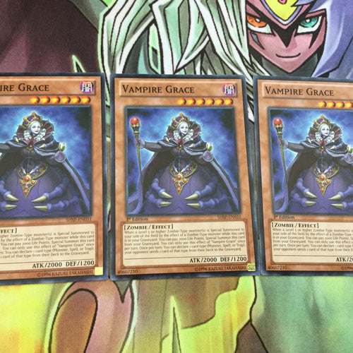 SHSP-EN031/MP14-EN153  3 x Vampire Grace Common YuGiOh Card 1st Ed FREE POSTAGE