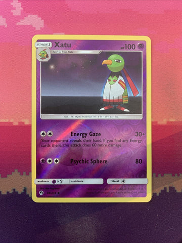 Pokemon Card Xatu Lost Thunder Reverse Holo Uncommon 88/214 NM