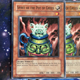 IOC-009 x3 Spirit Of The Pot Of Greed Common Playset Yugioh
